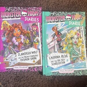 Monster High Diaries Books & DVD